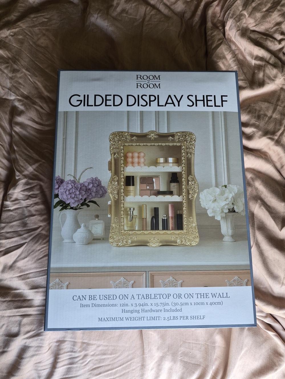 Gilded Display Shelf - Gold